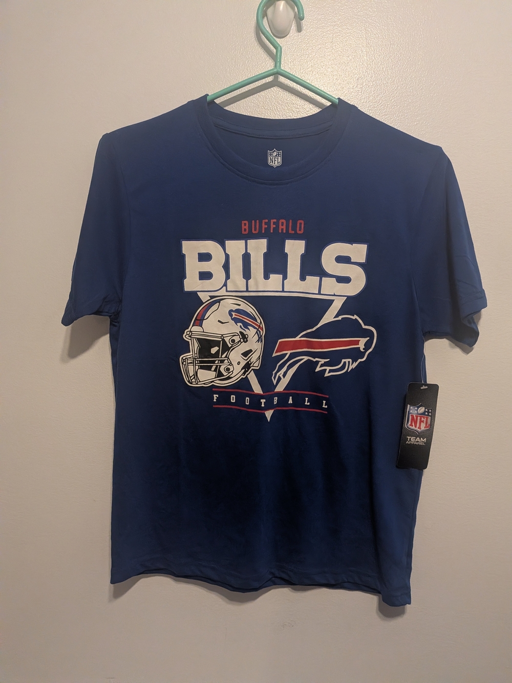 NFL Buffalo Bills Kids Royal Blue Graphic Tee with Helmet Logo
